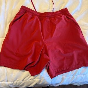 lululemon athletica sport Red Pace Breaker 7” Shorts